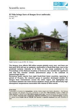 Scientific news n&deg;487 ( PDF , 335 Ko)