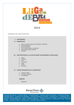 Dossier de participaci