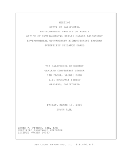 Environmental Contaminant Biomonitoring Program unanimously agreed