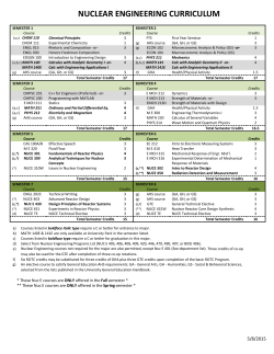 Nuc E Plan