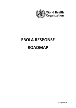 Ebola Response Roadmap