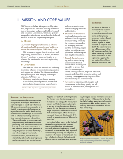 Mission and Core Values