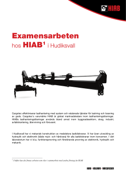 Examensarbeten p HIAB