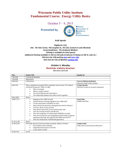 EUB 2015 draft Agenda