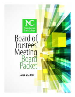 Board Packet