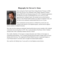 Steve Stone Short Bio 2013