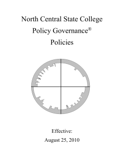 Policy Governance