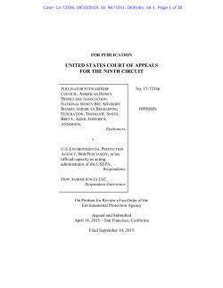 has overturned the Environmental Protection Agency&rsquo;s (EPA) approval of sulfoxaflor