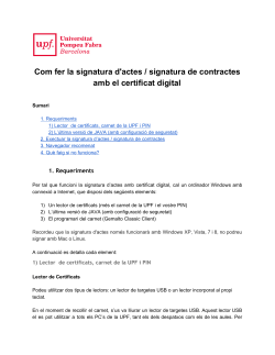 Com fer la signatura d'actes amb certificat digital
