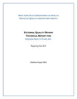 Hudson Health Plan Inc.