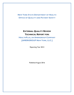 AmeriGroup New York, LLC [HealthPlus AmeriGroup]
