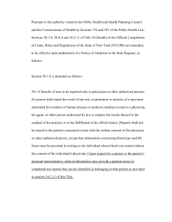 Patient Access to Laboratory Test Results