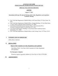 Special Full Council Agenda
