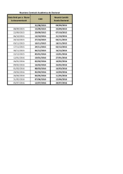 Calendari de reunions CAD 2015-2016