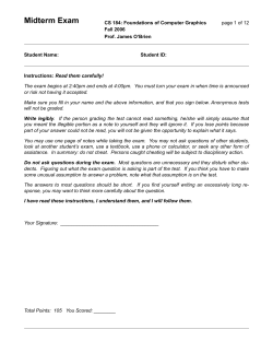 Fall 2006 Midterm