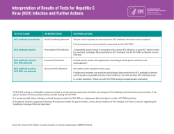 CDC lab interpretation table