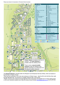 Doctoral School Falmer House Map [PDF 198.78KB]
