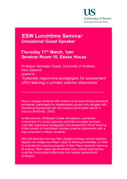 Culturally responsive pedagogies for assessment of/for learning in primary science classrooms