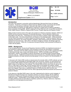 04-01 SARS Advisory