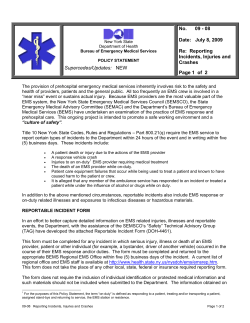 09-08 Reporting Incidents, Injuries and Crashes