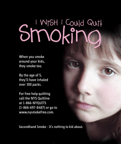 I Wish I Could Quit Smoking