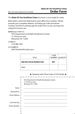 Order form
