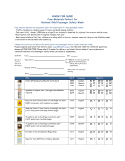 Know for Sure if Your Child is in the Right Car Seat
