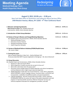 8.9.11 - Meeting agenda