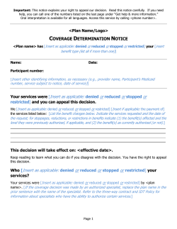 Notice