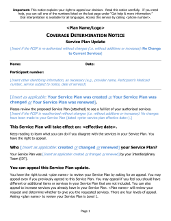Notice