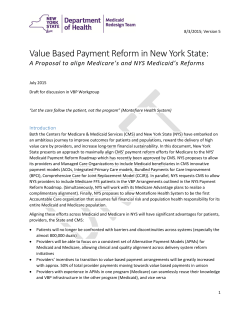 Draft Medicare Alignment Paper
