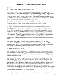 Attachment J - DSRIP Strategies and Metrics Menu