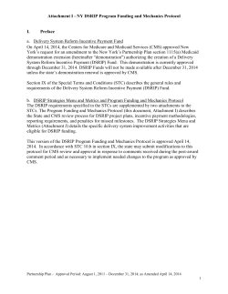 Attachment I - Program Funding and Mechanics Protocol