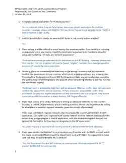 FAQ on the BIP MLTC Expansion Bonus Program