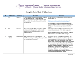 Complete RFQ Questions
