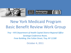 Presentation: 10.4.11 Basic Benefit Review Work Group Presentation
