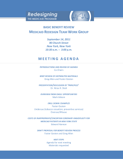 Meeting Agenda - 9.14.11