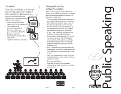 Public Speaking