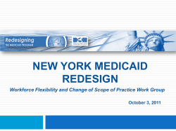 Presentation: 10.3.11 Workforce Flexibility/Change of Scope of Practice Work Group