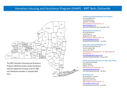 Homeless Housing and Assistance Program (HHAP) - MRT Beds Statewide