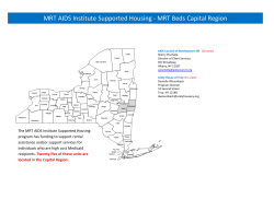 MRT AIDS Institute Supported Housing - MRT Beds Capital Region