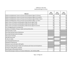 QARR Report 2010-2013