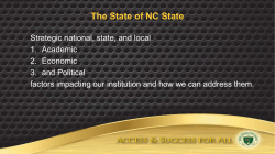 2014 Academic, Economic, and Political Presentation Summary_013014