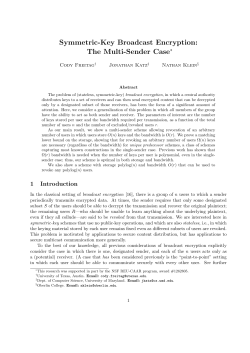 Symmetric-Key Broadcast Encryption: The Multi-Sender Case