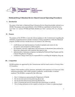 General Operating Procedures