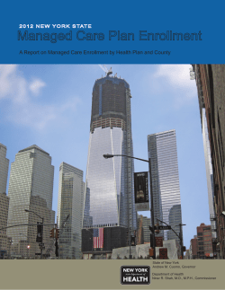 2012 Annual Enrollment Report
