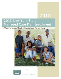 2013 Annual Enrollment Report
