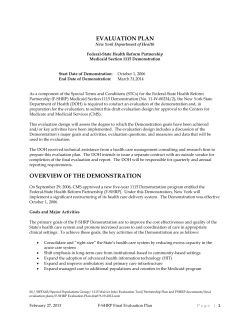 Evaluation Plan