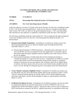 Expenditure Authority