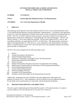 Special Terms and Conditions